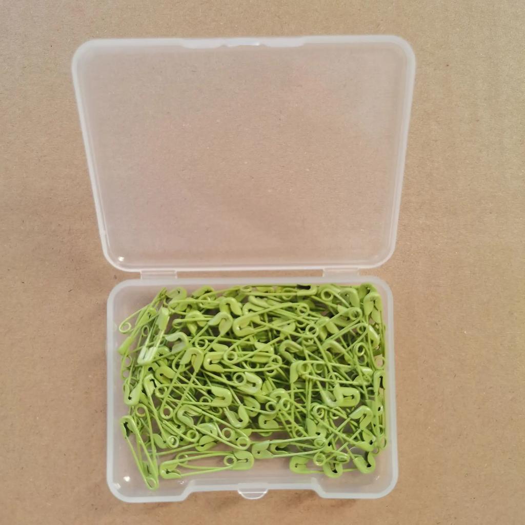 120pcs Safety Pins Colored Safety Pins Metal Safety Pins With Storage Box Small Safety Pins For Clothes Diy Crafts Sewing Home
