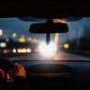 Rear View Mirror Decoration Heart Shaped Automotive LED Ornament Rear Bumper Warning Ring For SUV RV Sedan Truck Auto Vehicle
