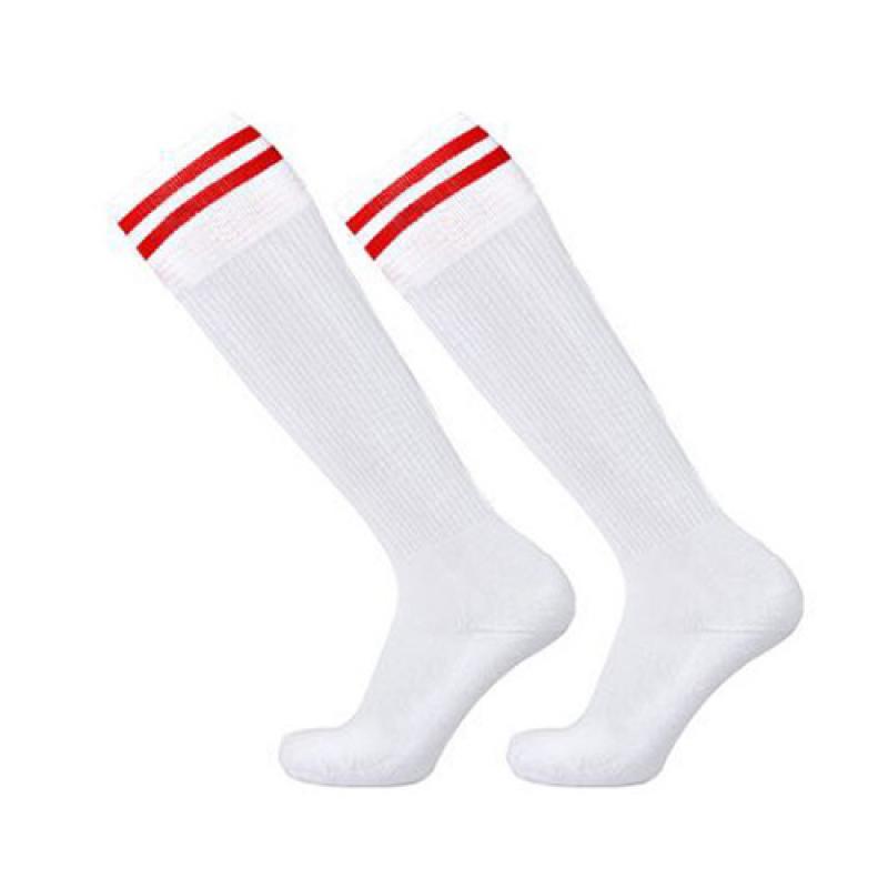 1 Paire Chaussettes de Sport Football Longues Genou Coton Spandex Enfants Legging Bas Football Baseball Cheville Adultes Enfants Chaussettes