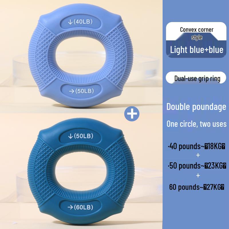 Silicone Grip Ring for Men, Women, and Kids - Hand, Arm, and Finger Strength Training/Rehabilitation Equipment