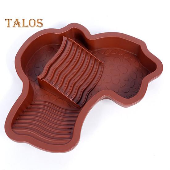 Tortoise Water Bowl with Ramp 2-in-1 Large Reptile Feeding Dish Bathing Pool Aquarium Ornament for Lizard Gecko Turtle Snake Bearded Dragon