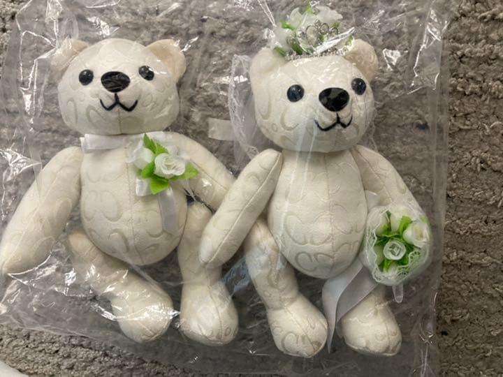[USED] 4℃ Wedding Doll Teddy Bear