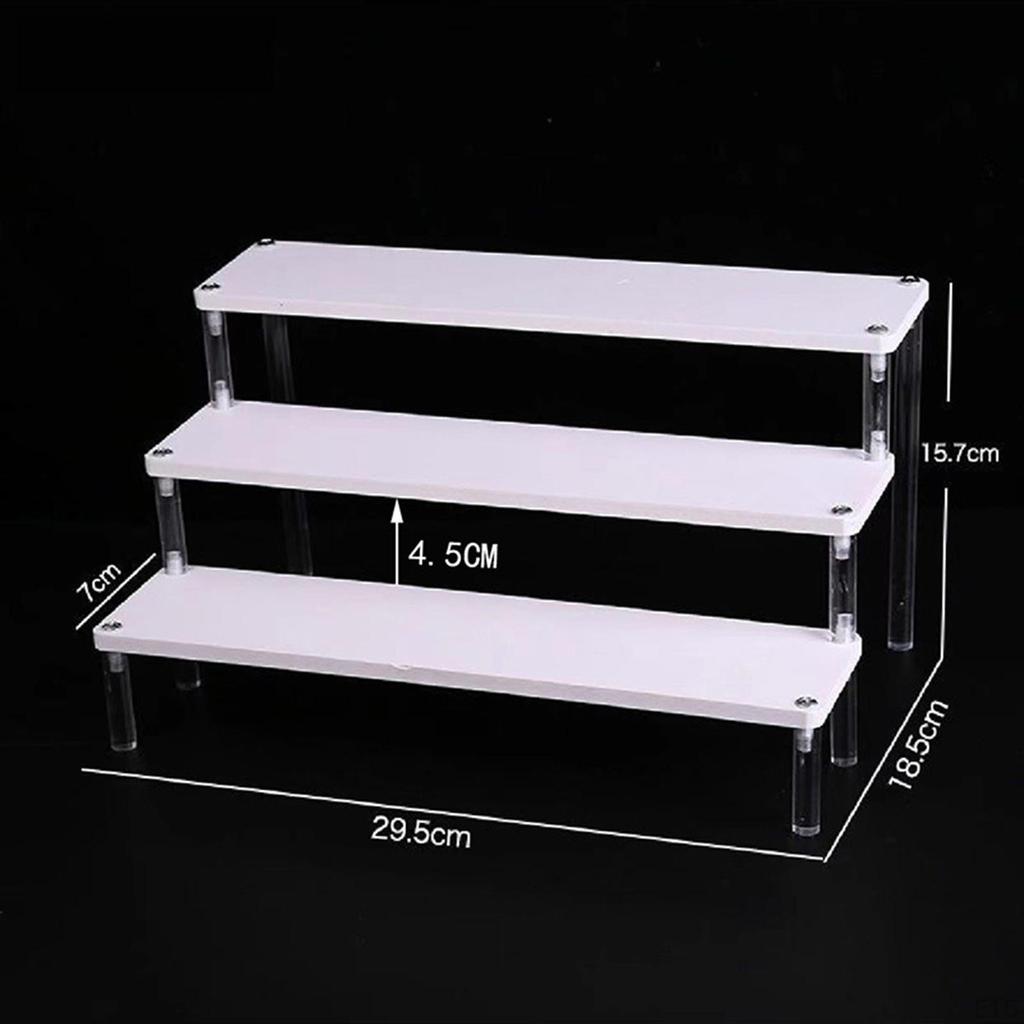 Natural Wood Showcase Shelf for Beauty Essentials and Sweets