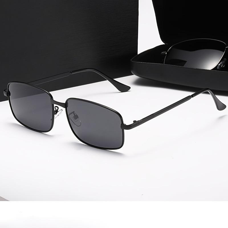 1pc Men's Square Frame Fashion Glasses Retro Fashion Glasses for Parties Photo Props Daily Accessories Stylish Glasses