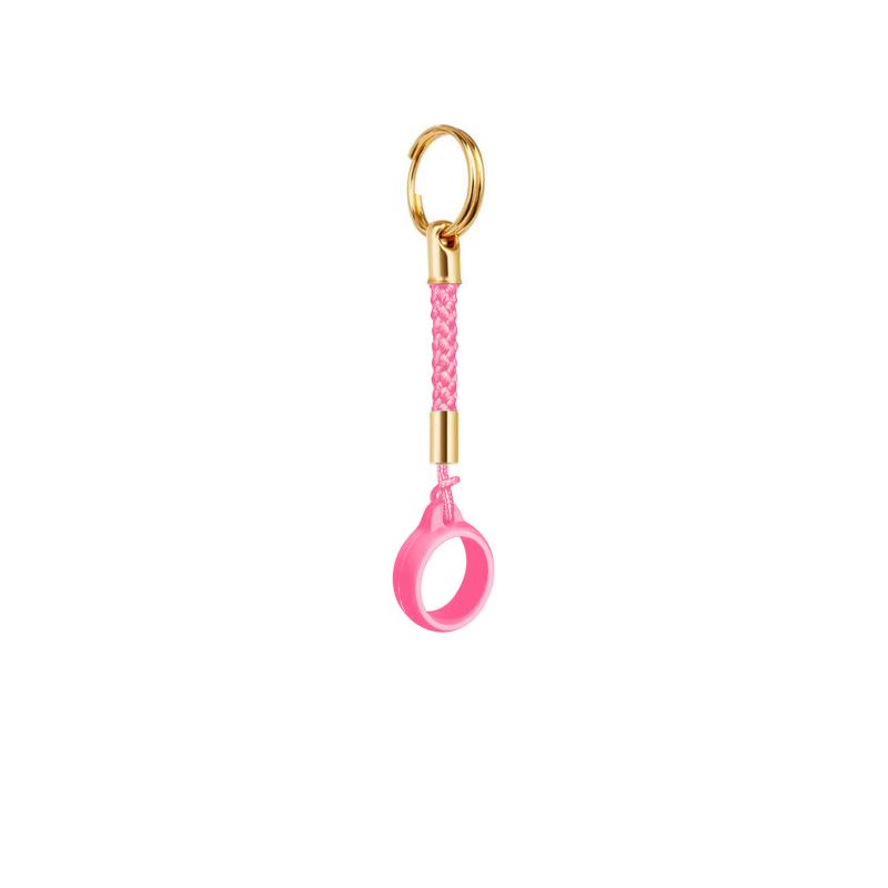 1Pcs Lip Balm Holder Keychain with Soft Braided Lanyard Lightweight Lip Gloss Carrier for Women Girls Daily Outdoor Travel