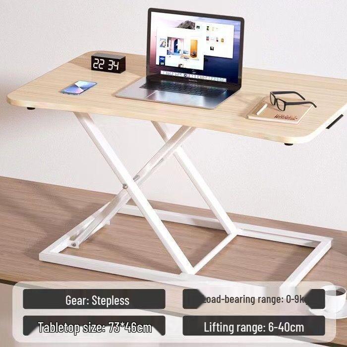 Hydraulic Pneumatic Standing Desk & Monitor Riser