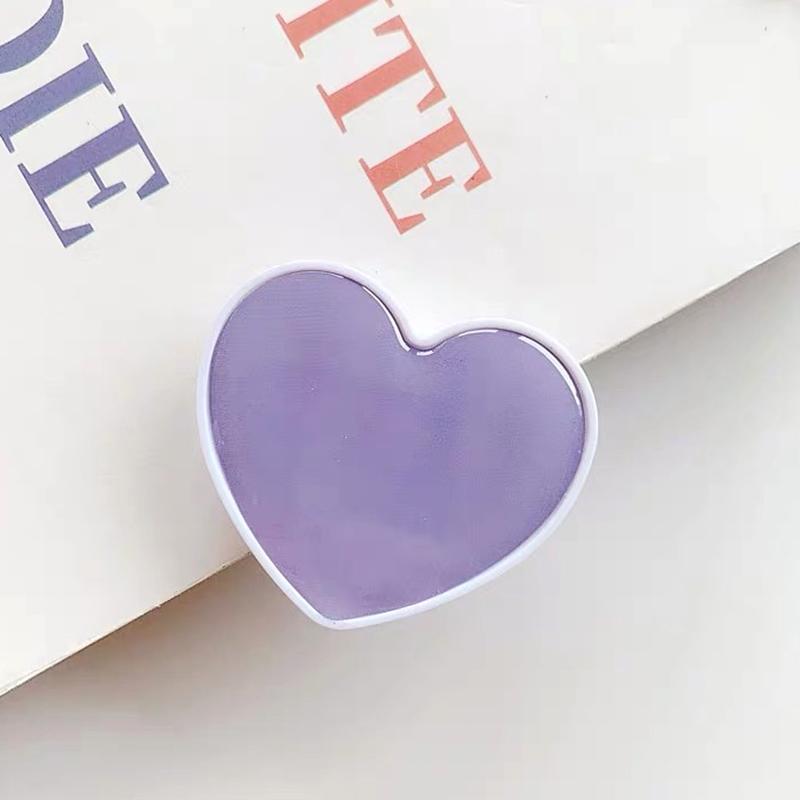 Popular Heart Shaped Phone Socket Holder Finger Grip Bracket Support Telephone for IPhone Samsung Cellphone Pocket Socket Stand