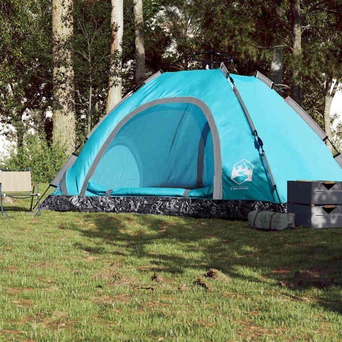 VidaXL 5-person Blue Quick-release Camping Tent, Tent, Camping Shelter, Garden Shelter, Garden Tent, Shelter 4004174