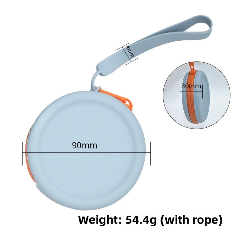 Wasserdichte Hundeleckerli-Tasche Silikon Trainingsbeutel Outdoor Haustier-Snackhalter Auslaufsicher Leicht zu Reinigen Freihändig Hundefutter-Träger