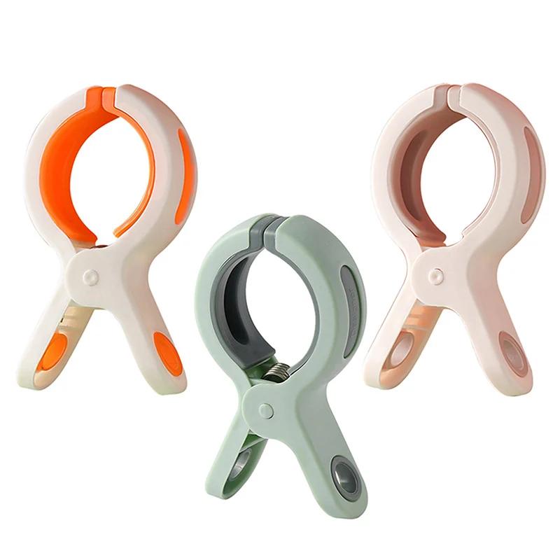 3pcs/set ABS Beach Towel Clips Large Plastic Windproof Clothes Hanging Peg Quilt Clamp Holder Bed Sheet Clips Clothes Folder