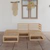 Day and Night - Day and Night Garden Furniture Set 5 Pieces Solid Pine Wood