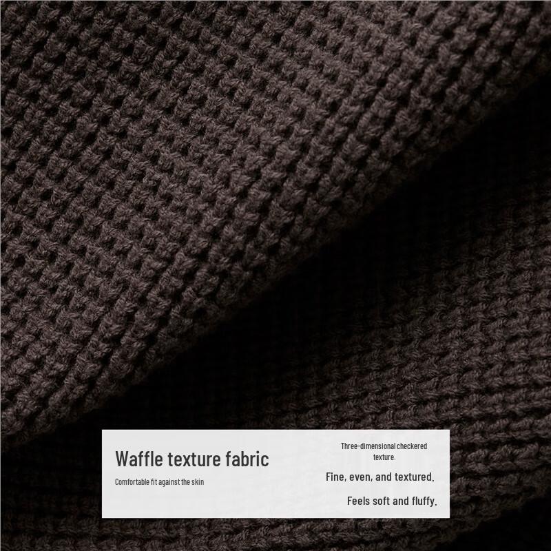 Giordano Men's Waffle Knit Pullover Sweater