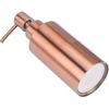 Soap Dispenser - 250ml Stainless Steel Kitchen Bathroom Countertop Hand Pump Soap Dispenser Lotion Bottle (Rose Gold)