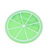 Placement Silicone Fruit Shape Cup Coaster Round Anti -hot Cup Mat Non -slip Cup Insulation Pad Office