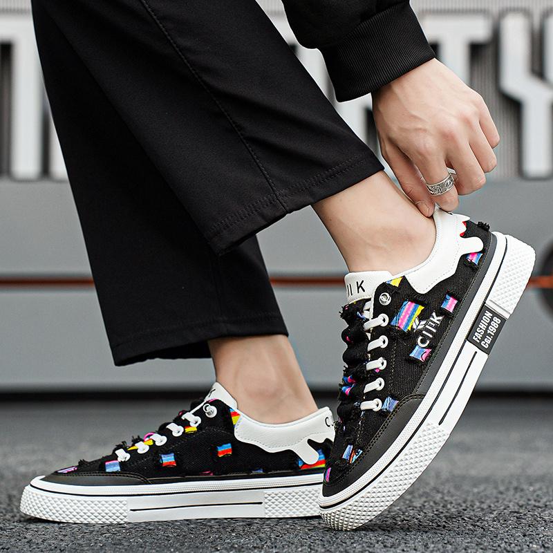 Fashion 2024 Brand Classic Green Casual Shoes Men Flats Canvas Sneakers Harajuku Shoes Men Fashion Espadrilles Zapatillas Lona Hombre