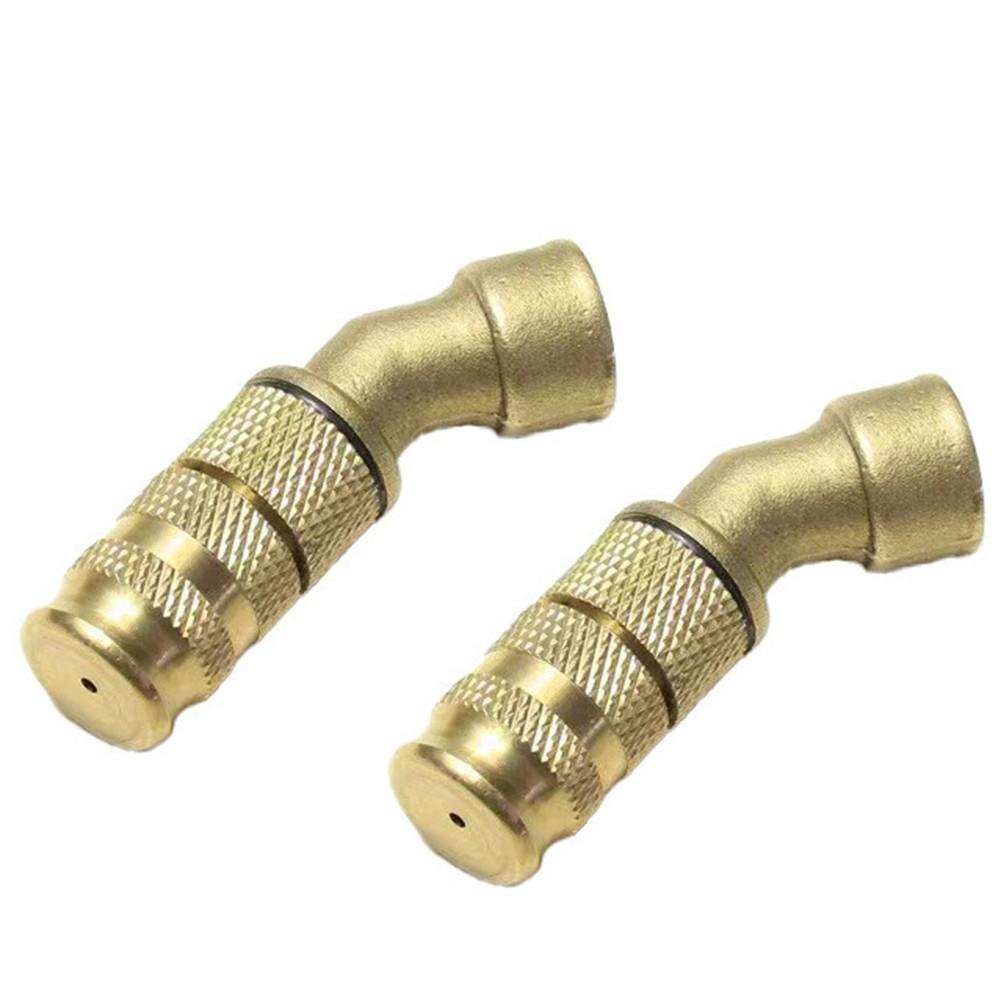 

2pcs Adjustable Distance Brass Atomizer Nozzle Garden Electric Sprayer Nozzle