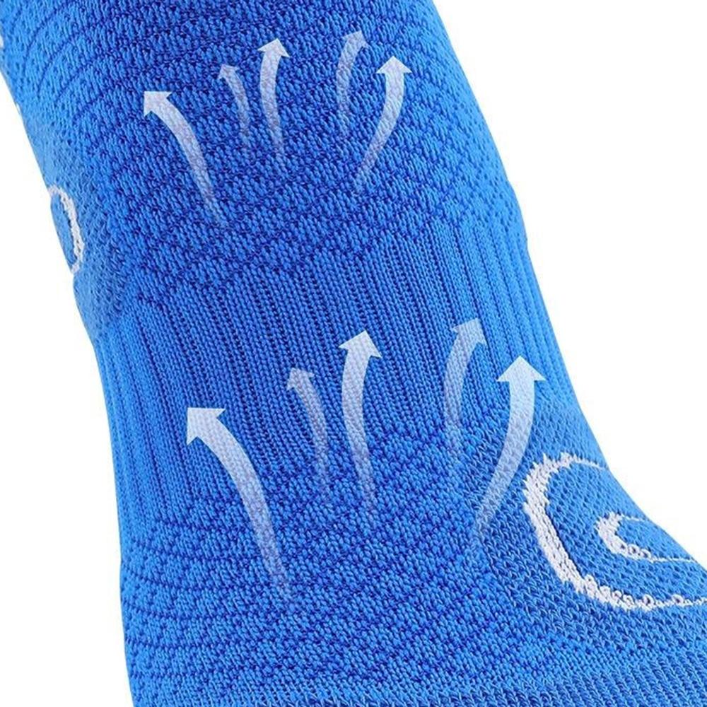 PORFIN 1 Paar M Größe 34 - 38 Professionelle Fußballsocken Atmungsaktiv Hoher Schaft Verdickt Trainingssocken