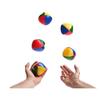 Pack de 6 balles de jonglage - Mini balles - Douces - Durables - 4 couleurs vives