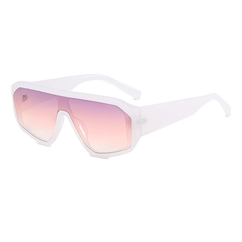 Large Frame Sunglasses Men'S And Women'S Integrated Lenses Y2K Goggles Party Future Technology Glasses
