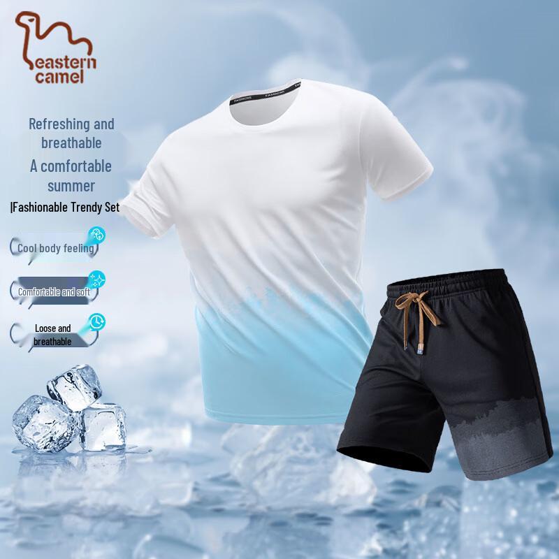 

EASTERN CAMEL Men s Summer Casual Sport Set M