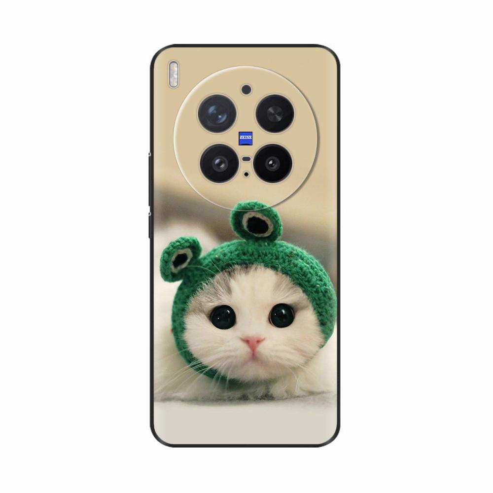 For VIVO X300 Pro Case Cute Cartoon Cat Butterfly Soft Silicone Shockproof Bumper Cover for Vivo X300 Fundas Protective Cases