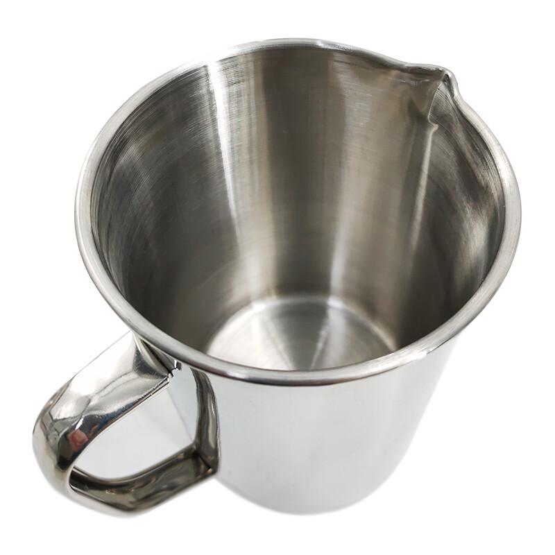 Hisedick Edelstahl Messbecher mit Skala