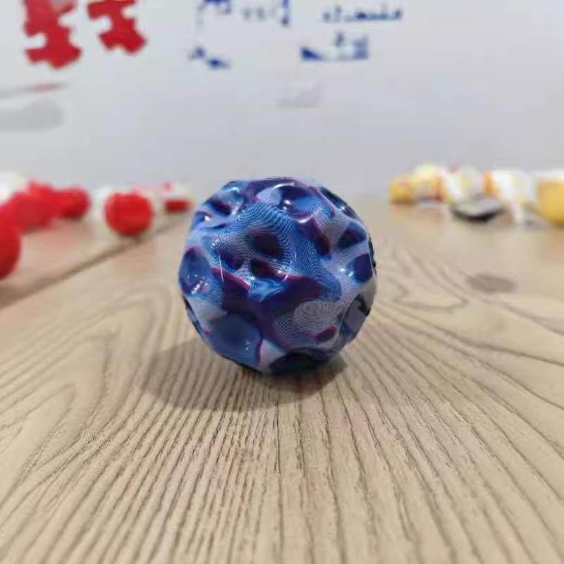 Balle Rebondissante Élastique Camouflage - Jouet Décompression Haute Élasticité pour Jeu Extérieur pour Garçons et Filles