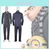Gru Cosplay Kostüm für Minions Film mit bequemem Stretchstoff für Halloween-Partys