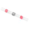 50 Pcs SST Solder Seal Wire Connector Transparent One Step Connection Heat Shrink Butt Connectors HotMelt Waterproof