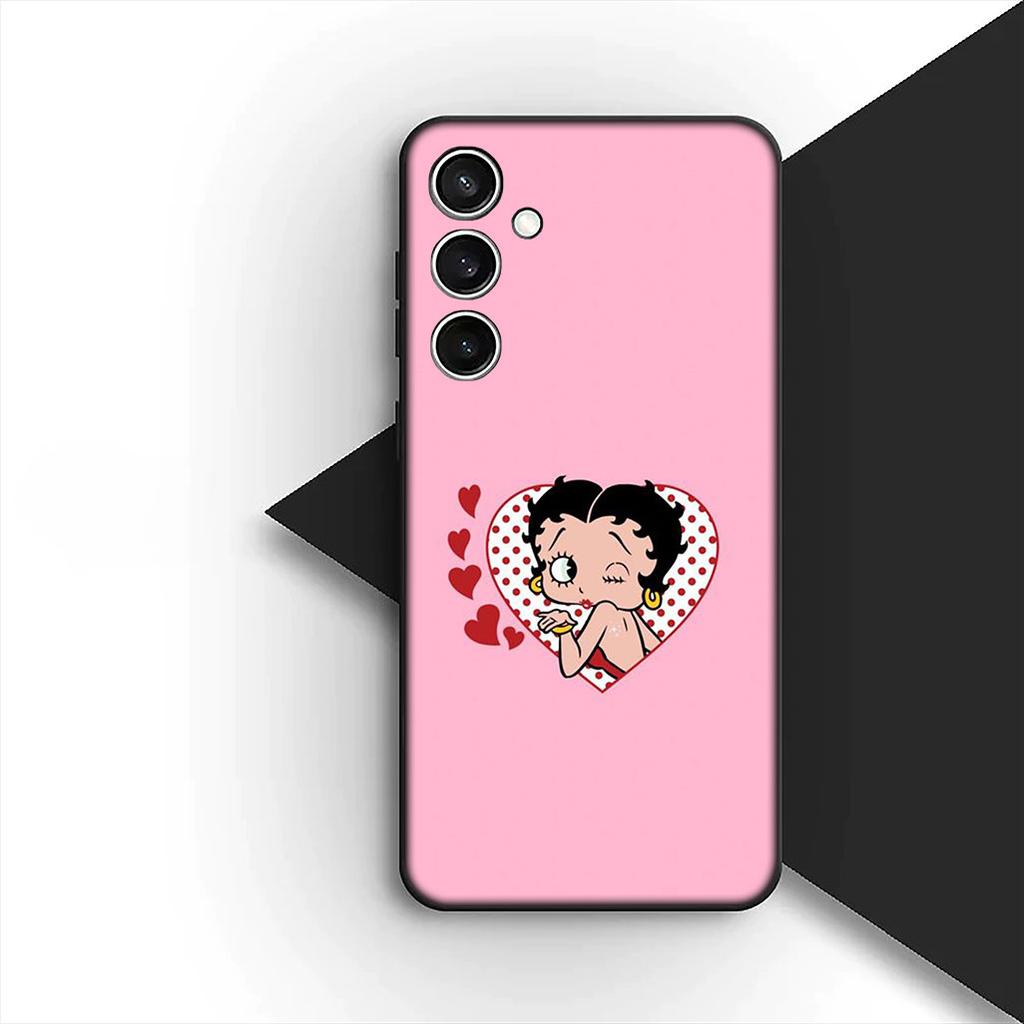 Casing for Apple iPhone 16 14 15 Plus 11 Pro Max 16E ProMax + 16Plus 15+ 14+ Phone Cover Soft Case Anime B-Bettys Lovely B-Boops