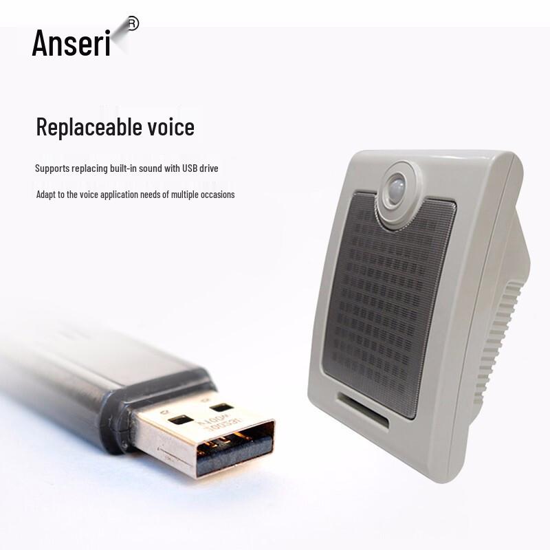 AccuSafe Rechargeable Infrared Motion Sensor Safety Voice Announcer