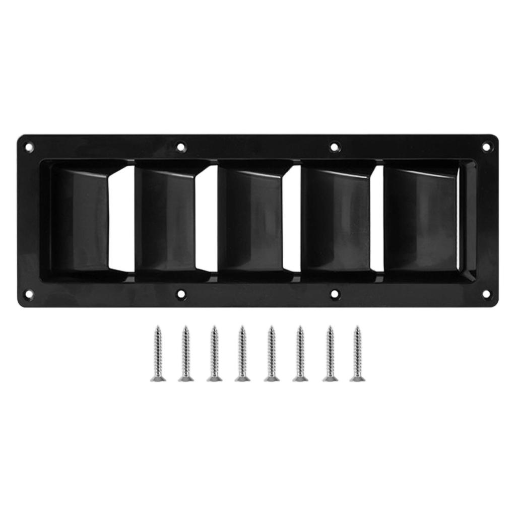 RV Air Vent Louver Marine Exhaust Vent Outlet Multifunction Rectangle Exhaust