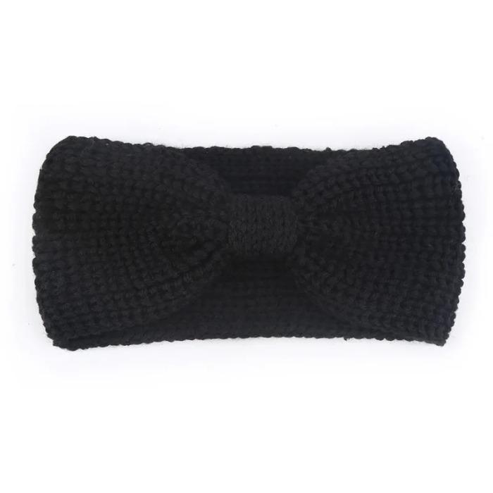 Winter Warmer Ear Knitted Headband Turban For Lady Women Elastic Wool Hairband Wide Stretch Headwear Headwrap Hair Accessories