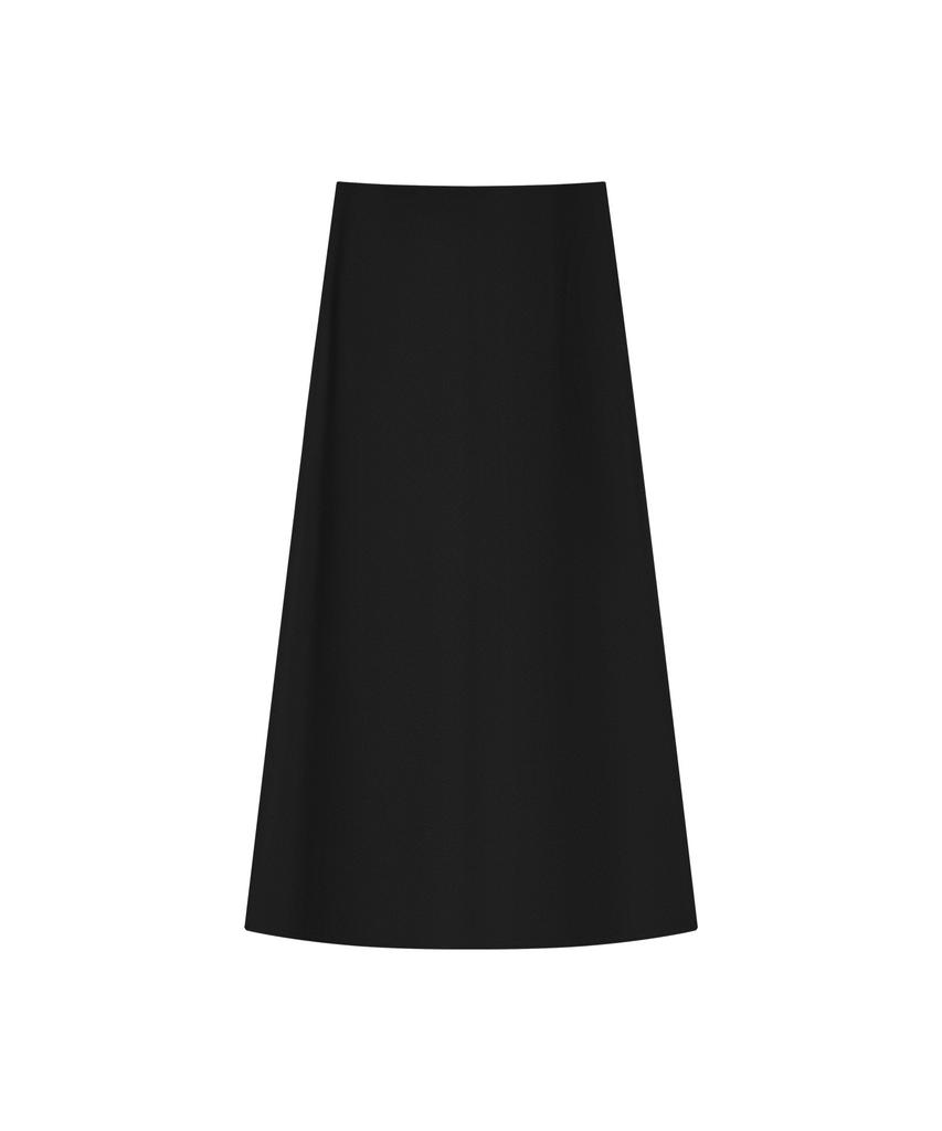 Siyajyu Sist9068 Minimal Bias Long Skirt_Black
