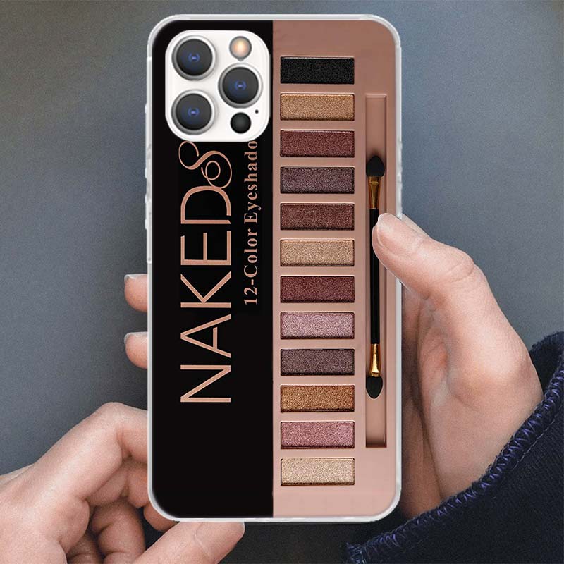 Glam Makeup Eye Shadow Box Phone Case For Apple iPhone 16 15 14 13 12 11 Pro Max Mini XS XR X 7 Plus 8 + SE Soft Silicone Print
