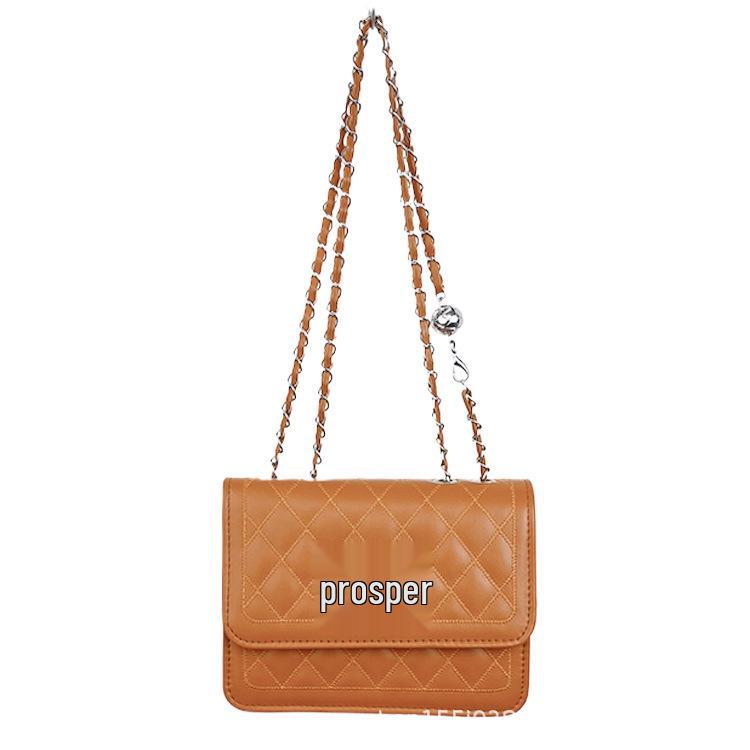 

2025 Trendy Women s Mini Diamond Pattern Crossbody Bag with High-End Chain