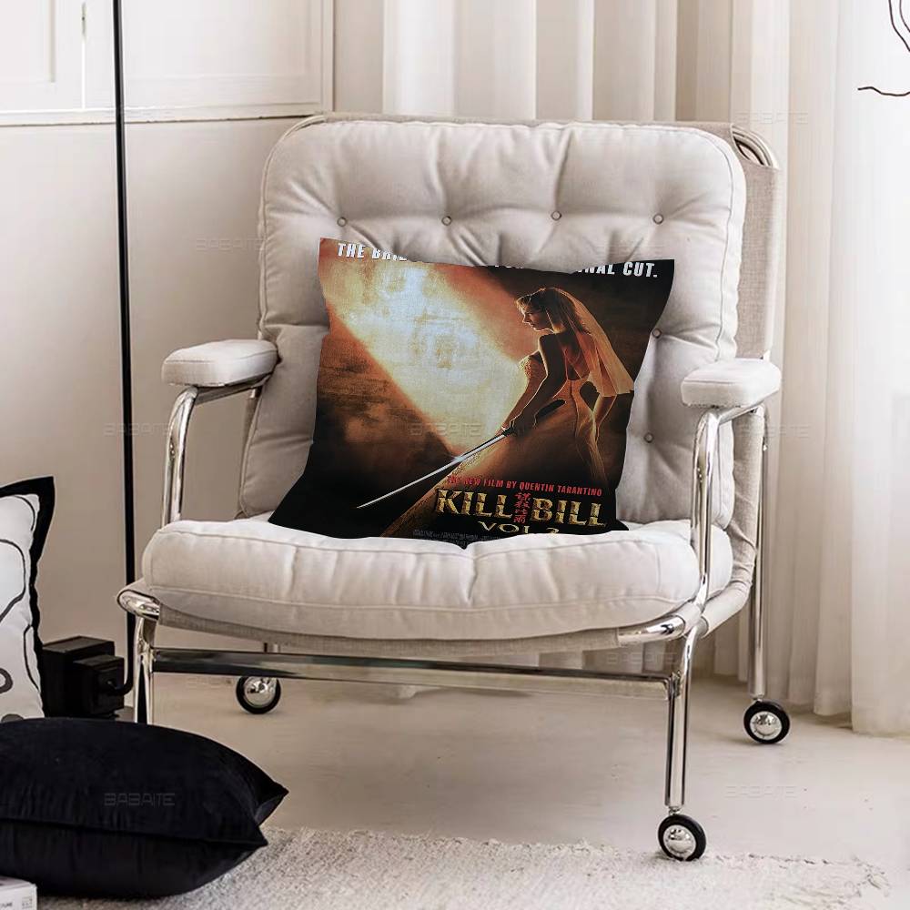 Classic Fiction Movie Kill Bill Cushion Cover Polyester Sofa Cushions Decorative Throw Pillows Home Decoration Pillowcover