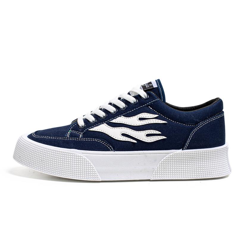 Fashion Green Men Canvas Shoes Classic Breathable Canvas Sneakers Men Casual Shoes Street Hip Hop Platform Vulcanized Shoes Men