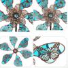 Metal Wind Spinner Stake Sculpture Ornaments For Outdoor Garden Yard Decoration Birthday Gift Easy Ground Installation