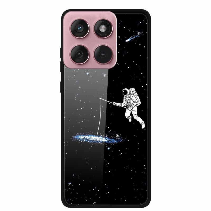 For Motorola Edge 60 60s 5G Case Hard Back Cover Tempered Glass Case For Motorola Edge 60 Fusion Phone Case Soft TPU Bumper Para