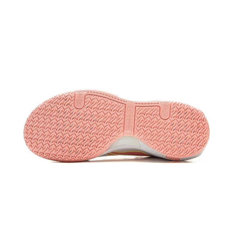 LiNing Qingsu 3 mid men mid top basketball shoes boom tech white pink ABPV019-2