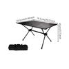 Portable Camping Table Stable Aluminum Folding Tool-Effortless Assembly