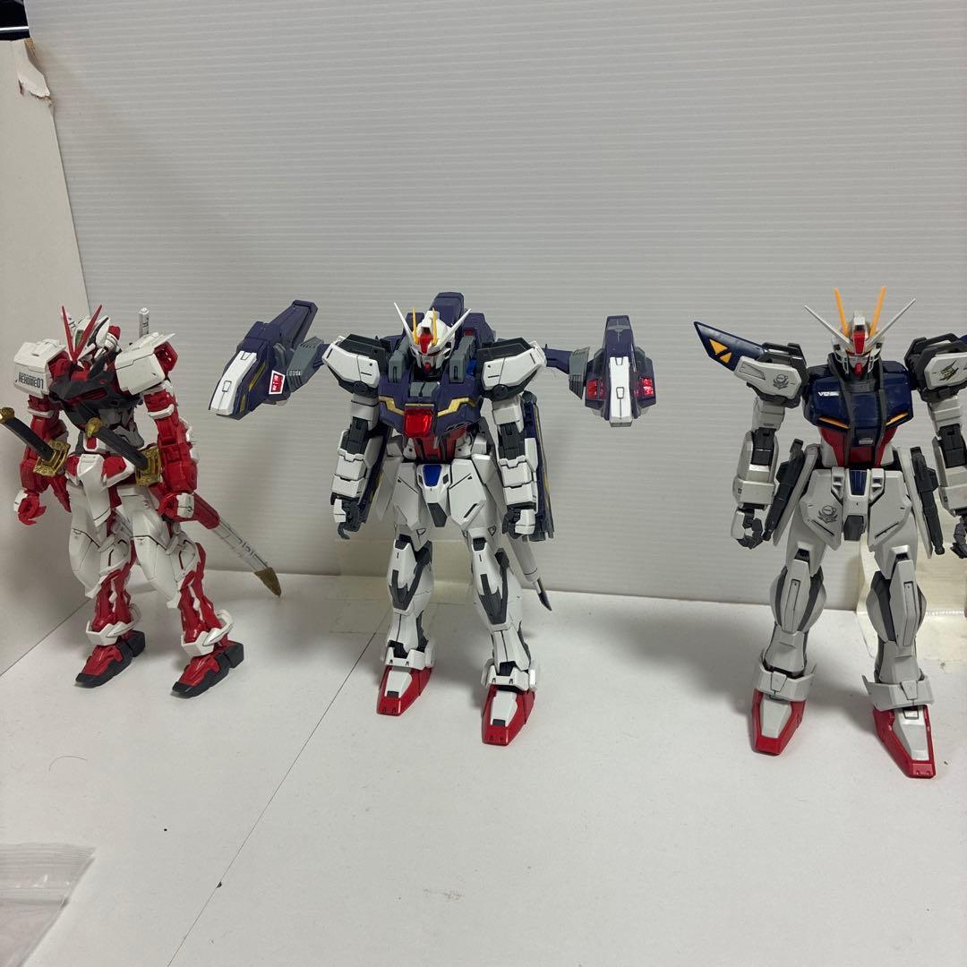 Used Gunpla MG Strike Gundam Astray assembled