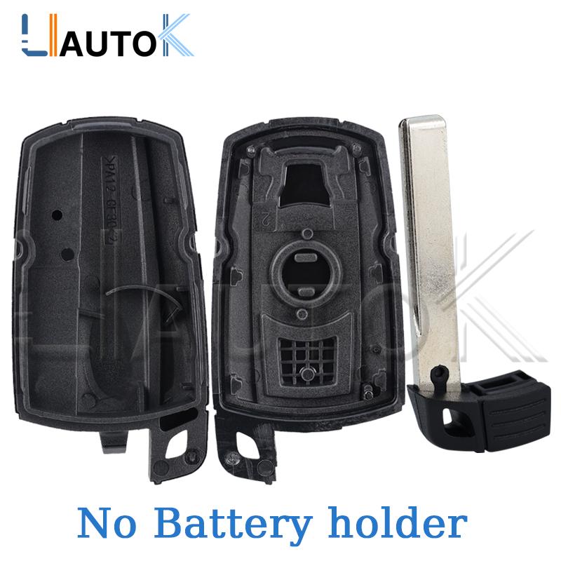 Coque de Télécommande de Clé de Voiture Remplacement Pour Bmw Série 1 3 5 6 X Pour Coque de Télécommande Intelligente Lame Télécommande E90 E91 E92 E60 Coque Télécommande