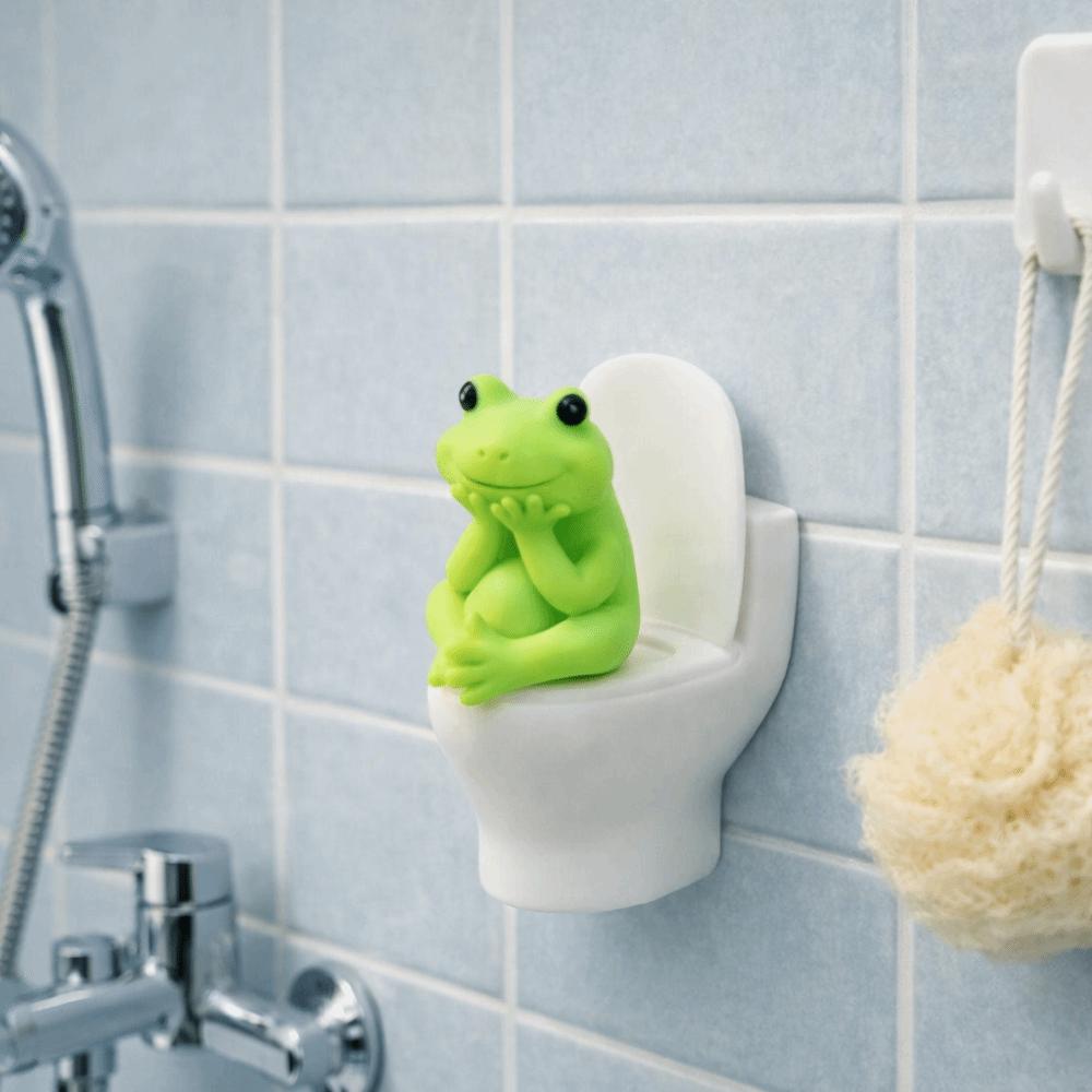 Mini Pig Desktop Ornaments Cartoon Toilet Pig Decoration Novelty Pig Figurine  Car Decor