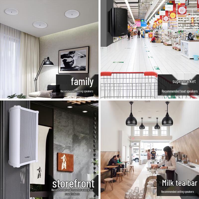 SANSUI K1 Series Wireless Bluetooth Multi-Zone Speaker System CN Plug (adapter Included) (CN Version)