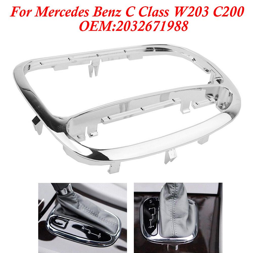 Center Shifter Trim Cover Bezel Shift Gear Cover Panel Trim Frame Bezel For Mercedes Benz C Class W203 C200 C230 2032671988