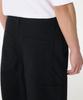 MUSINSA STANDARD Canvas Wide Double Knee Carpenter Pants [Black]