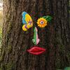 yangyizhi Colorful Tree Trunk Face Decor, Outdoor Faces, Trees Yard Art Statues, Garden Cute Funny Creative Decoration for Patio