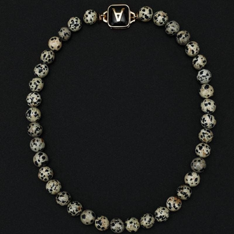 viollina Dalmatian Necklace_10mm